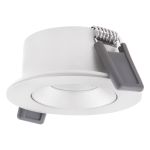 Ledvance LED Spot Air Adjust Aluminium Wit 4W 300lm 36D - 927 Zeer Warm Wit | Zaagmaat 68mm - IP23 - Beste Kleurweergave - Dimbaar