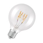 Osram Vintage 1906 LED E27 Globe Filament Helder Slim 4.8W 470lm - 827 Zeer Warm Wit | Dimbaar - Vervangt 40W