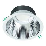 Philips LED Downlight Coreline DN142B Aluminium Wit 9.8W 1200lm 60D - 840 Koel Wit | Zaagmaat 155mm - IP54 - UGR<19