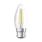 Osram Classic LED B22d Kaars Filament Helder 4W 470lm - 827 Zeer Warm Wit | Vervangt 40W