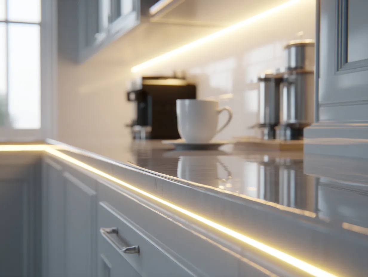 LED lichtstrips in de keuken